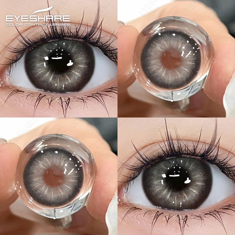 1Pair Korean Lenses Color Contact Lenses For Eyes Borwn Eyes Makeup Beauty Blue Eye Contacts Gray Pupils Green Lenses
