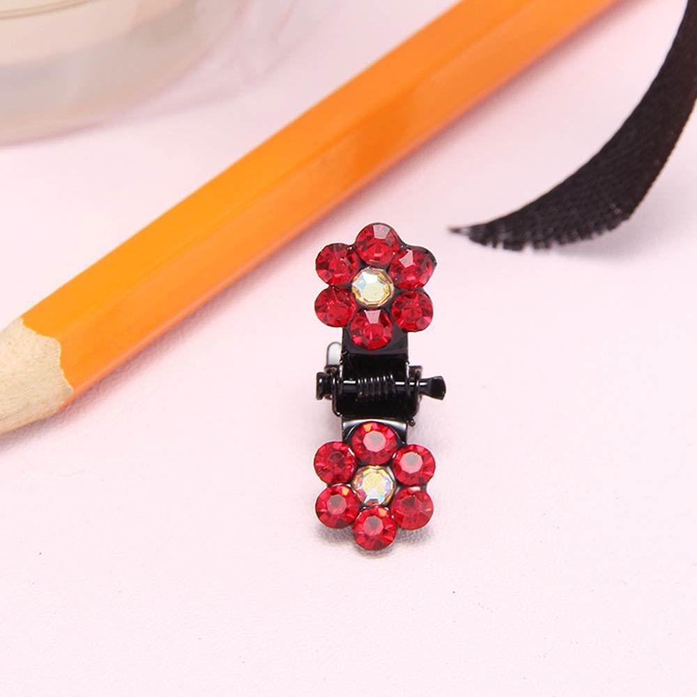 Mini Girls Hair Clip Crystal Headwears Clip Grip Mini Hair Claw Headwear Claw Clip