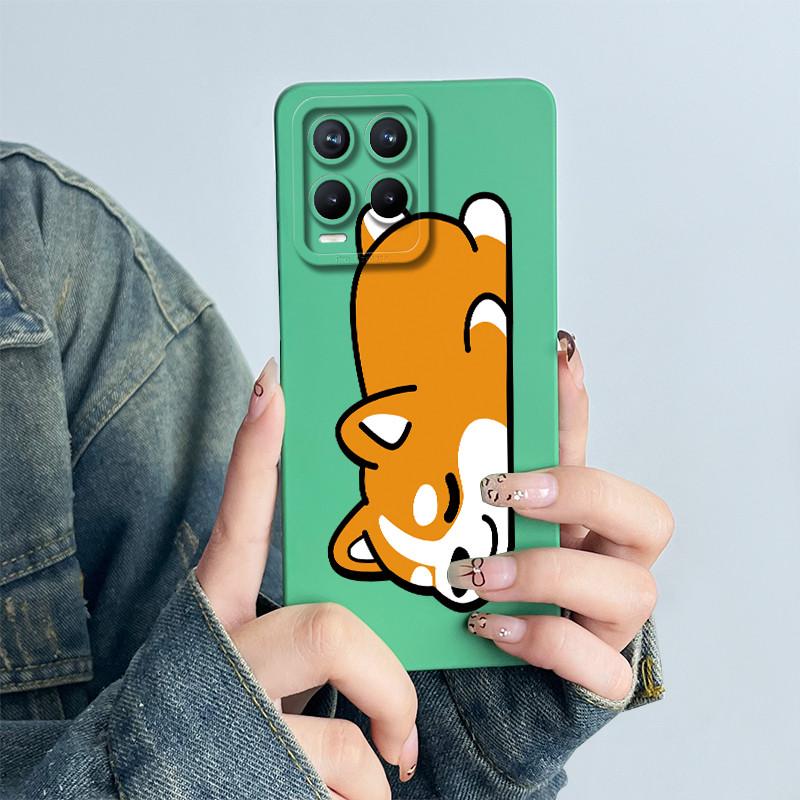 For OPPO Realme 8 4G RMX3085 Phone Case Realme8 Pro 4G RMX3081 Soft Capa Coque Sweet Painted Cartoon Shell Printed Funda Cover