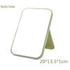 High-Definition Folding Square Makeup Mirror - Portable Single-Sided Desktop Vanity Mirror