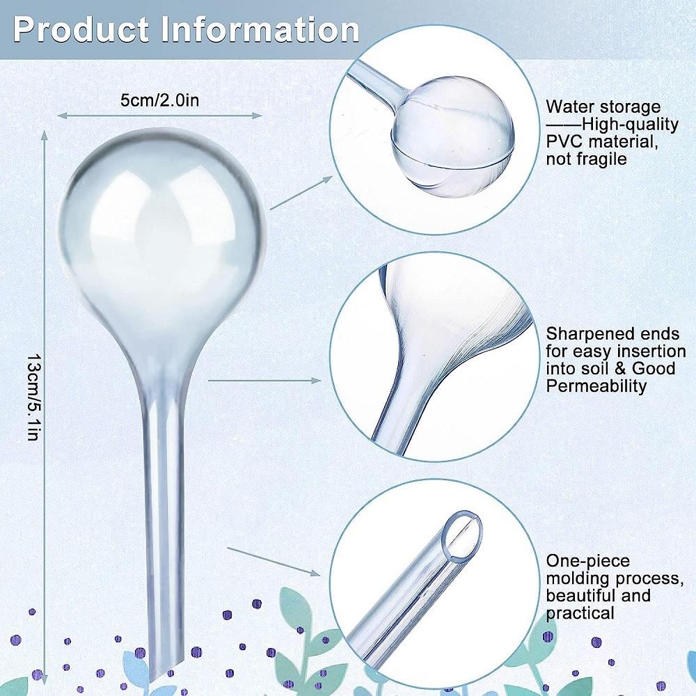 20× Прозрачные шары для полива растений, самополивающиеся глобусы, устройство для автоматического полива