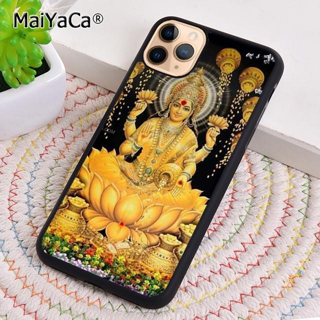 MaiYaCa Lakshmi Hindu Goddess Phone Case Cover For iPhone 17 Air 13 14 16 16e 15 pro max plus 11 12 shell coque