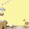 Cream and yellow striped wallpaper for living room and bedroom 50x1000