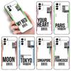 Наклейка на проездной билет Париж Чехол для телефона для Xiaomi POCO F2 F3 M2 M3 M4 X3 X4 Pro NFC F4 GT 5G F1 X2 C3 C31 C40 M5S TPU Черная крышка