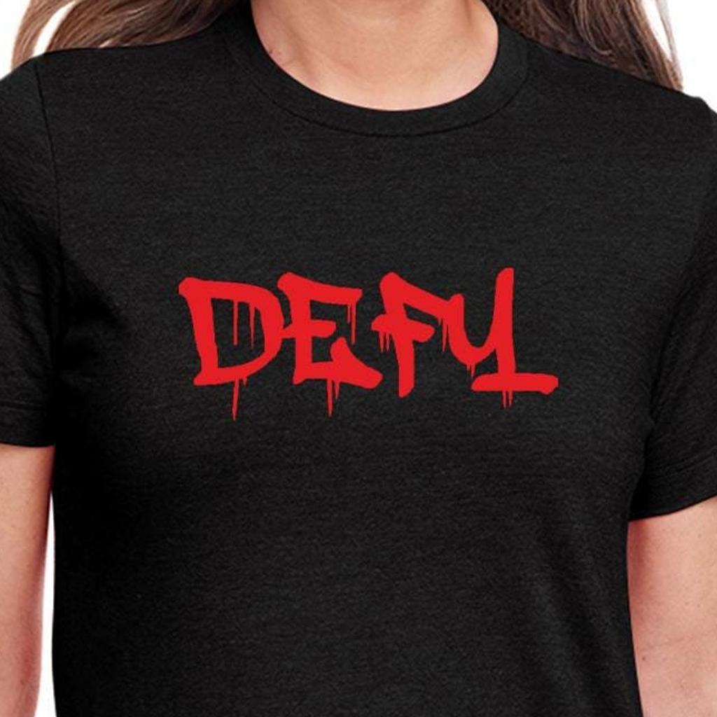 Футболка Defy Черная Или Белая Унисекс Uneek Футболка