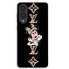 Чехол Для Samsung Galaxy S25 Edge Минни LV черный фон Maniacase