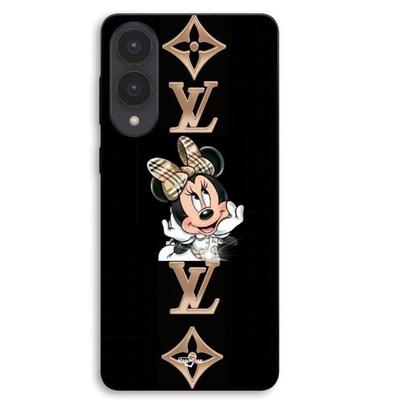 Чехол Для Samsung Galaxy S25 Edge Минни LV черный фон Maniacase
