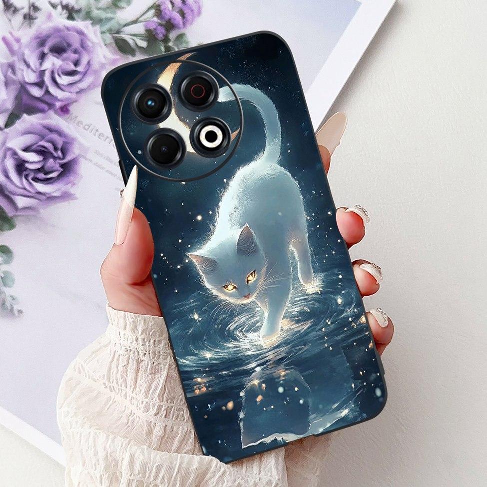 Для Techno Spark 30 Pro 4G KL7 Чехол Для Tecno Spark 30 Pro 4G Чехол Роскошная Бабочка Любовь Мода Цветы Крутой Лев Милый Расписной