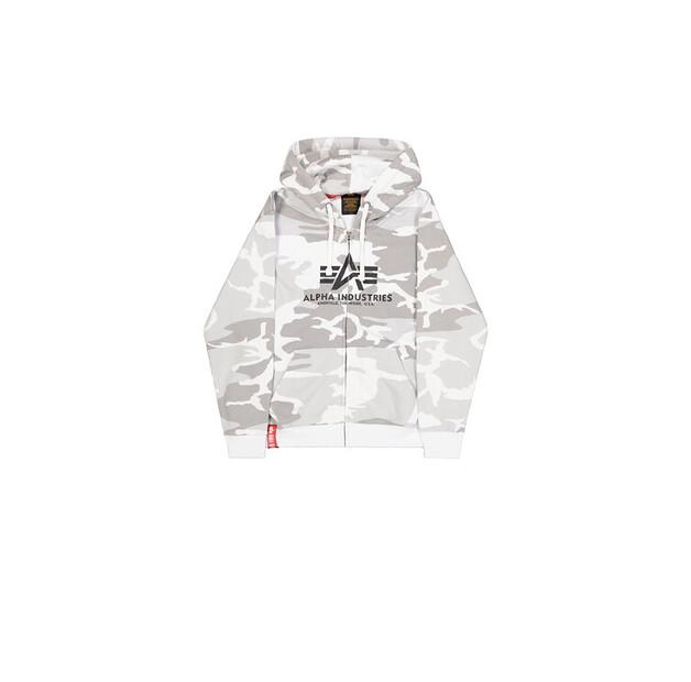 Толстовка с капюшоном Alpha Industries Basic Camo Zip Hoodie