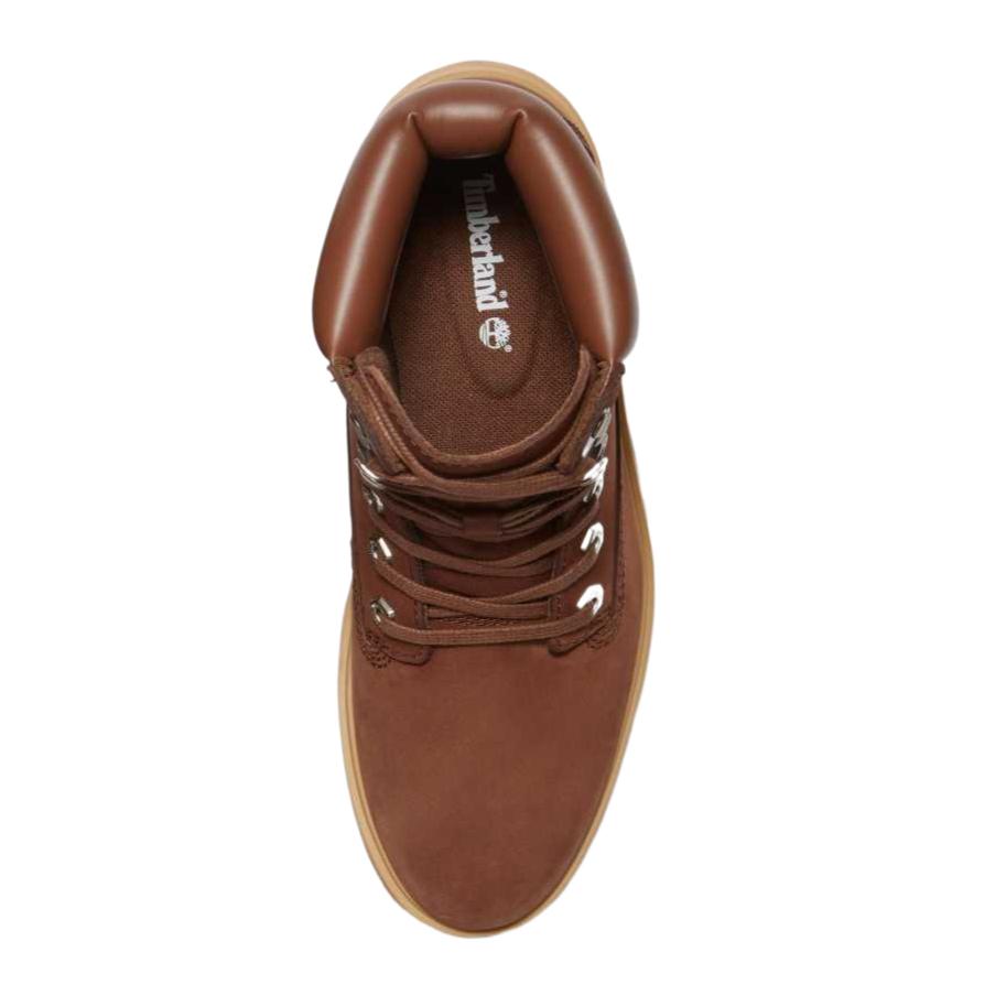 Timberland Женские высокие уличные ботинки на платформе Коричневые TB0A2CT5EM51