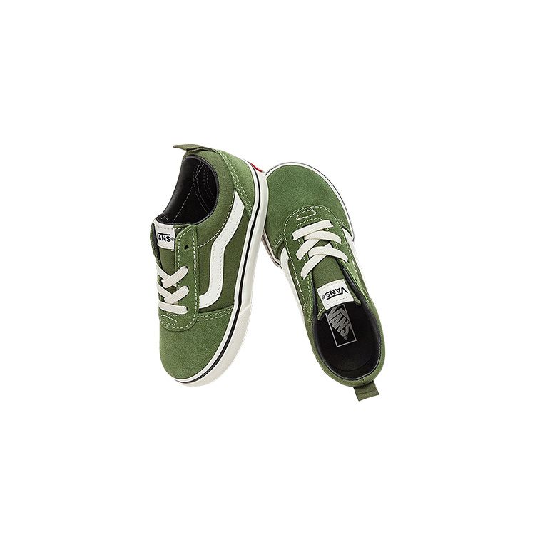 Vans Кеды Ward Slip-On Удобные Универсальные Низкие Обувь для ходьбы Детская обувь Зеленый VN0A3QU1E02