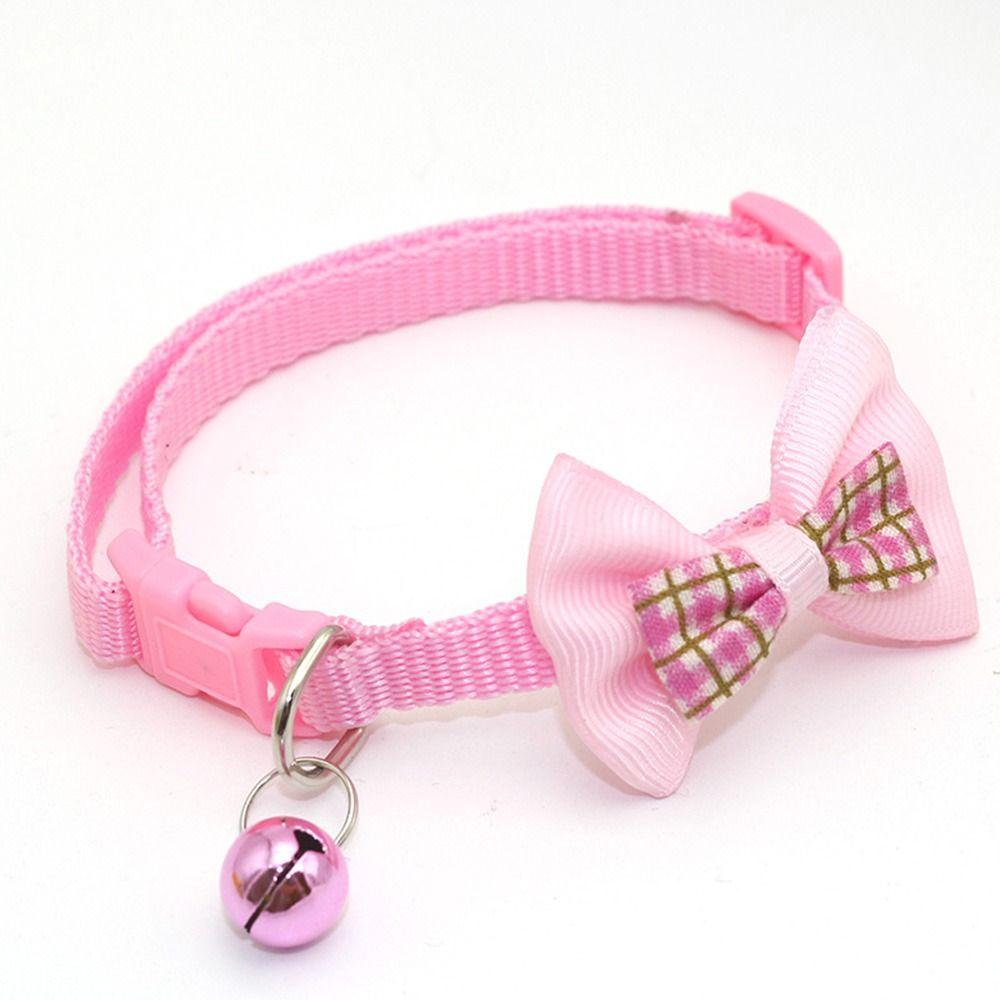 Small Dogs Cats Safety Buckle Bow Tie Pet Decorative Dog Necklace Pet Supplies Dog Leash Pet Collar