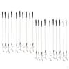 20 Pieces Carp Fishing Hair Rigs Braided Carbon Steel 2 Size