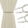 2Pcs Ropes Tie Backs For Window Curtain Cord Buckle Tiebacks Tie Backs