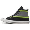 Chuck Taylor All Star Hi-Vis Canvas Wrap Нескользящие Амортизирующие Высокие Кеды для Скейтбординга Унисекс Кроссовки Черный Зеленый Серый 169451C