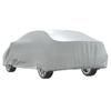 Full Silver Car Cover for Sedan with Buckle Straps Size M