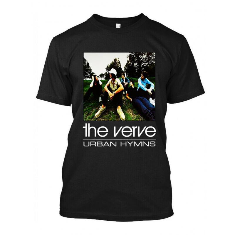 The Verve Urban Hymns Album Cover Vintage Band T-Shirt - Official Music Merchandise with Iconic Tracklist & Song Titles, Soft Breathable Cotton