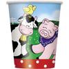 Paper Farm Animals Party Cup (Pack of 8)