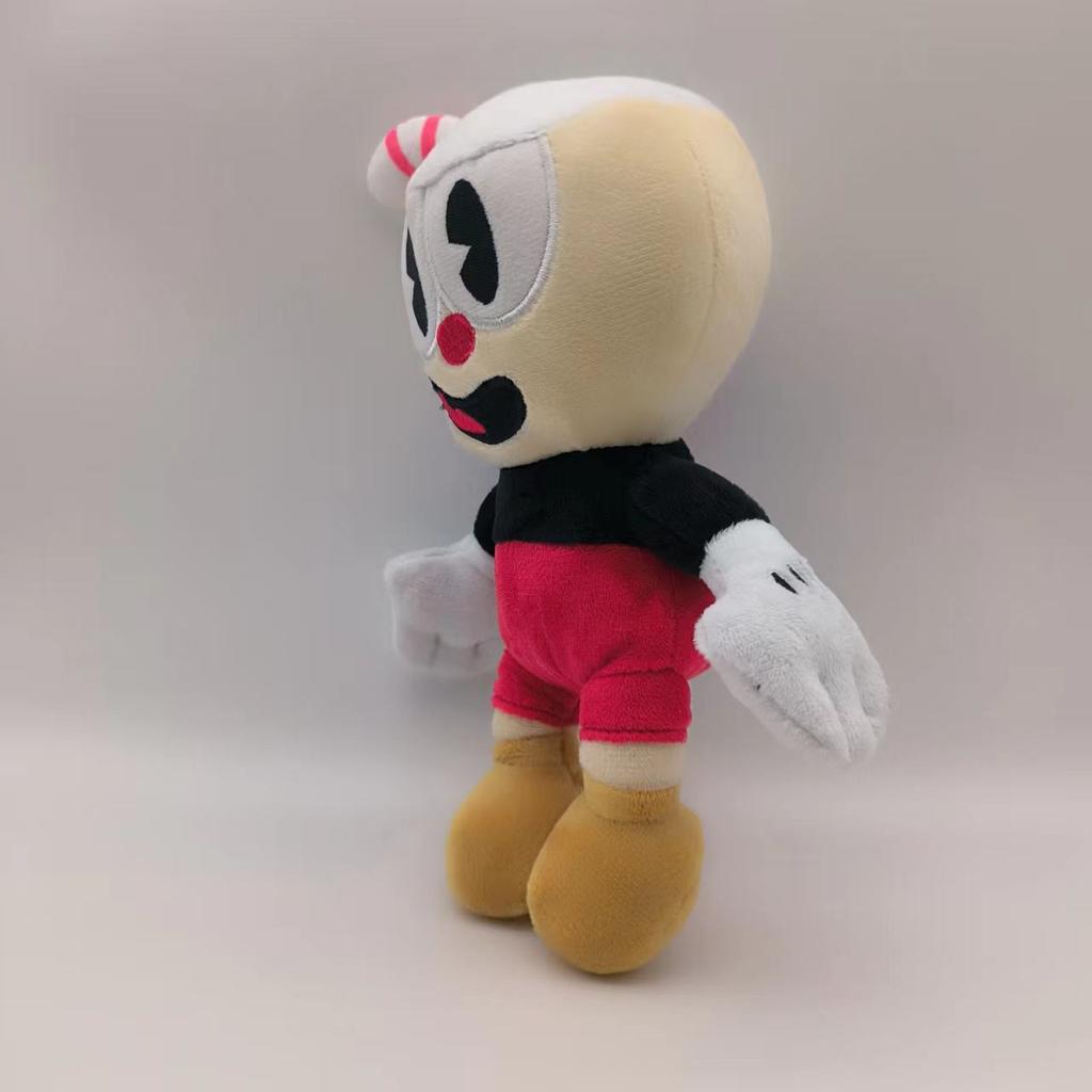 22cm Adventure Game Cuphead Plush Toy Mugman The Devil Legendary Chalice Plush Dolls Toys for Children Gifts