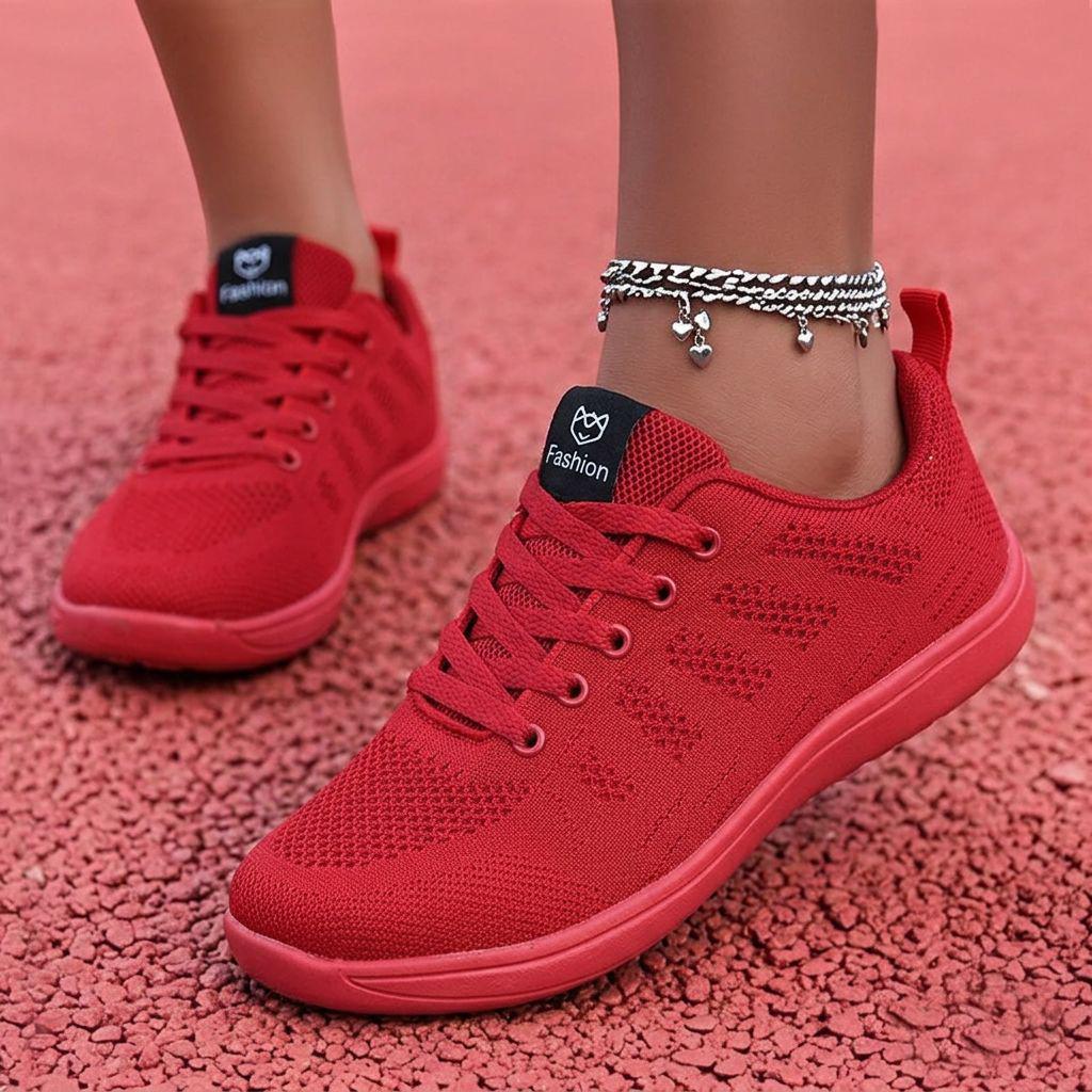 Легкие дышащие беговые кроссовки в корейском стиле Fly Knit 2026 года для женщин и мужчин