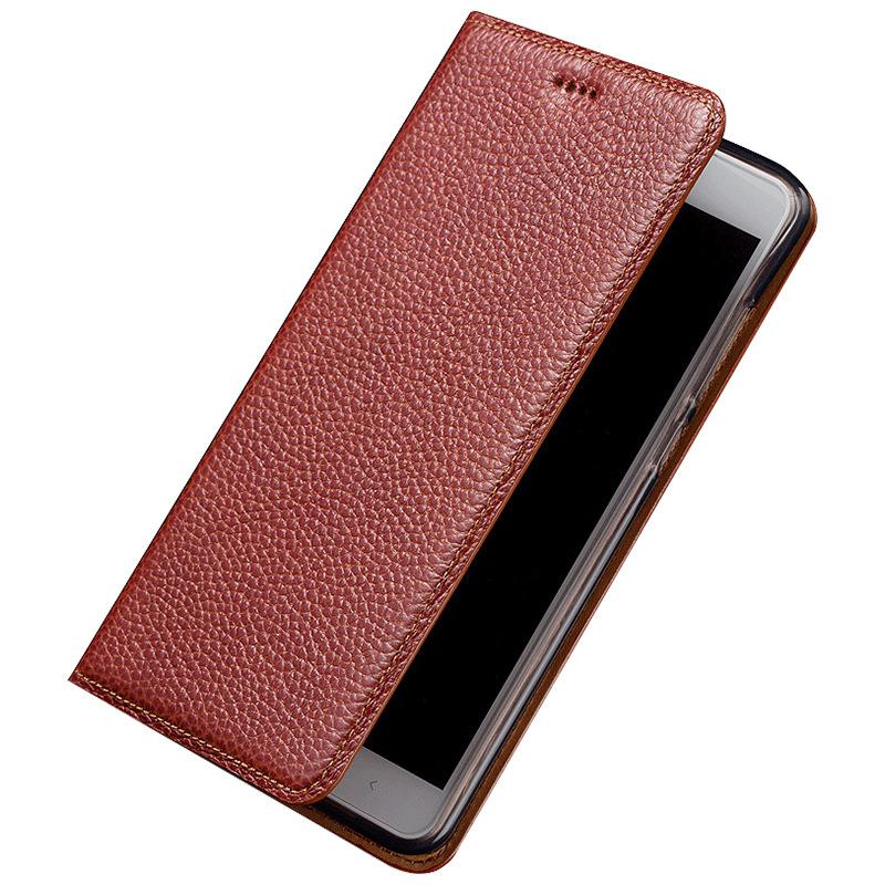 Кожаный флип-чехол Hisense A9/A7/A5pro/F1 Lite — защита от падений, защитный чехол Litchi