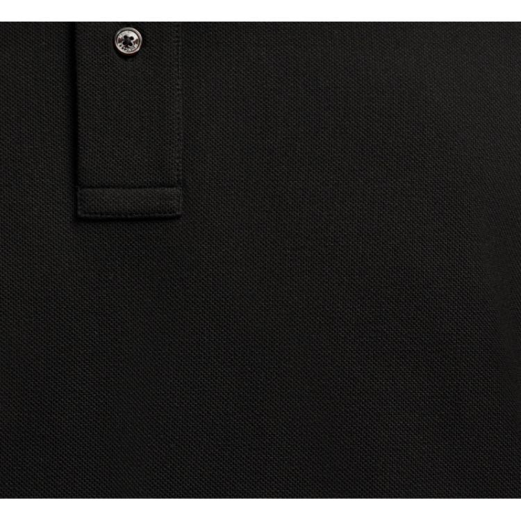 Moncler Three Color Trim Simple Drop Shoulder Short Sleeve Polo Shirt Men Polo Shirts Black J20918A0000289A16999