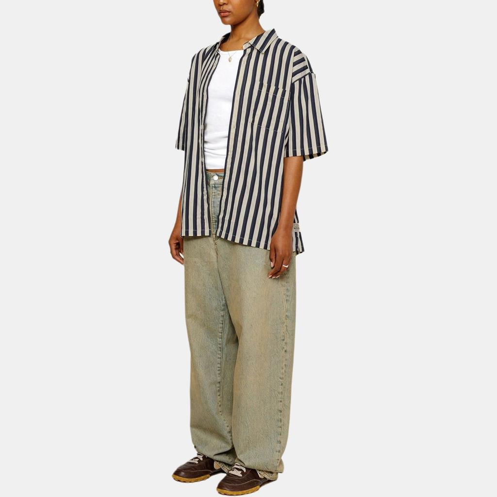 Stussy Boxy Flat Striped Hem Shirt 1110325
