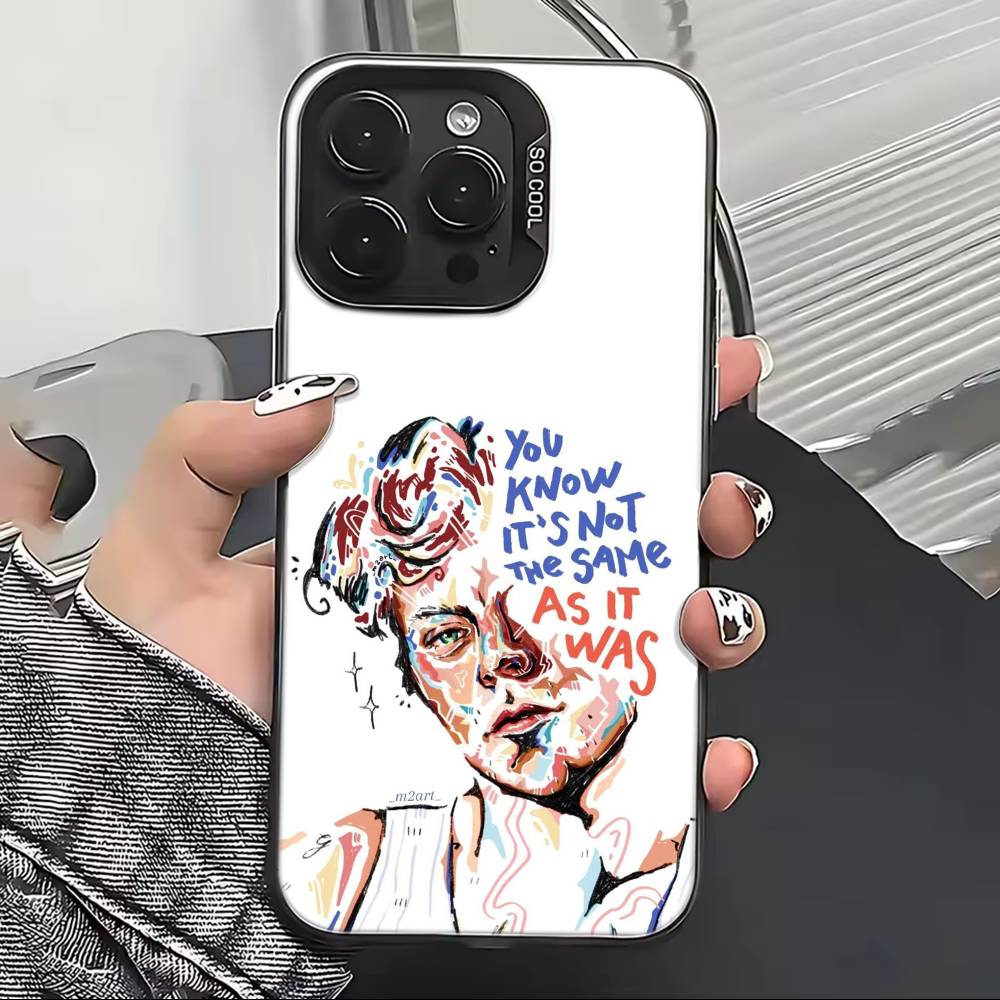Чехол для телефона H-HaRRy Music S-Styles для iPhone 17,16,15,14,13,12,11 Plus,Pro Max,XS,Цветной Серебристый Черный Чехол