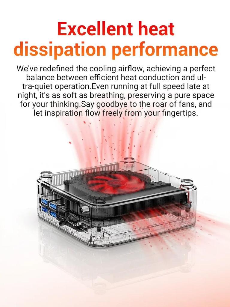 FIREBAT R3 Mini PC AMD Ryzen 5 7430U 16GB LPDDR4 RAM 512GB SSD Mini Computer Triple 4K WiFi 6 BT5.2 Micro PC for Home Office Business
