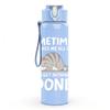 1PC Sometimes Done Cat Outline 750ml Color Plastic Sports Water Bottle Leakproof Flip Straw Lid Suitable for Sports Office Home Use
