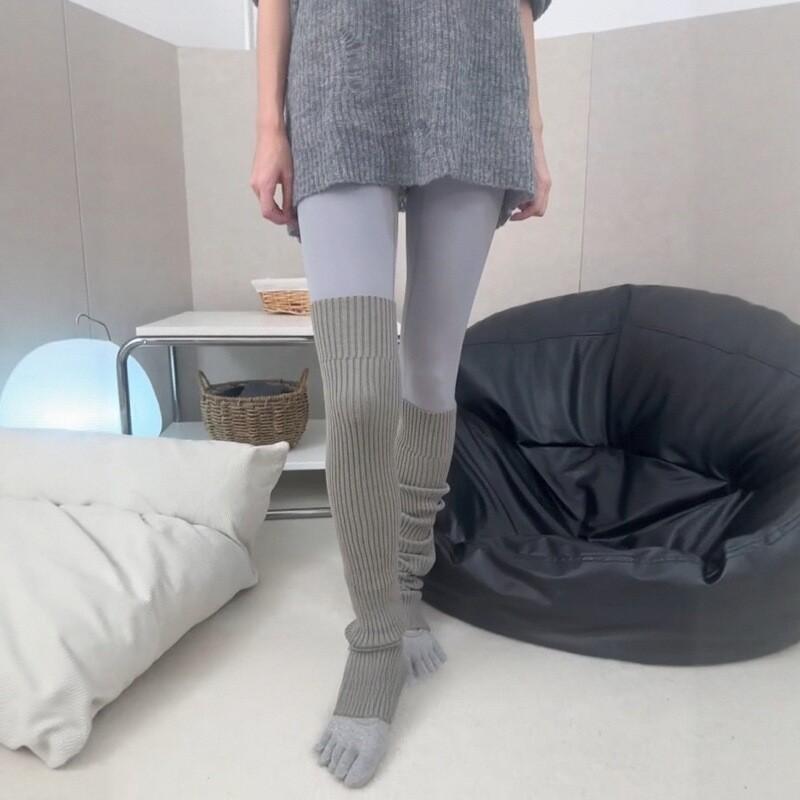 New 75Cm Ballet Elegant Elastic Warm Autumn And Winter Yoga Lengthened Knee Stacking Socks Socks Leg Cover