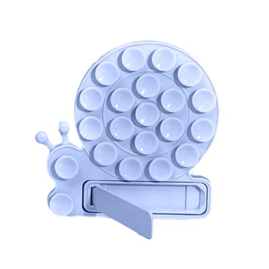 Держатель для мобильного телефона в форме улитки, присоска, подставка для телефона, силиконовая складная силиконовая подставка для вождения, фитнеса, приготовления пищи, душа