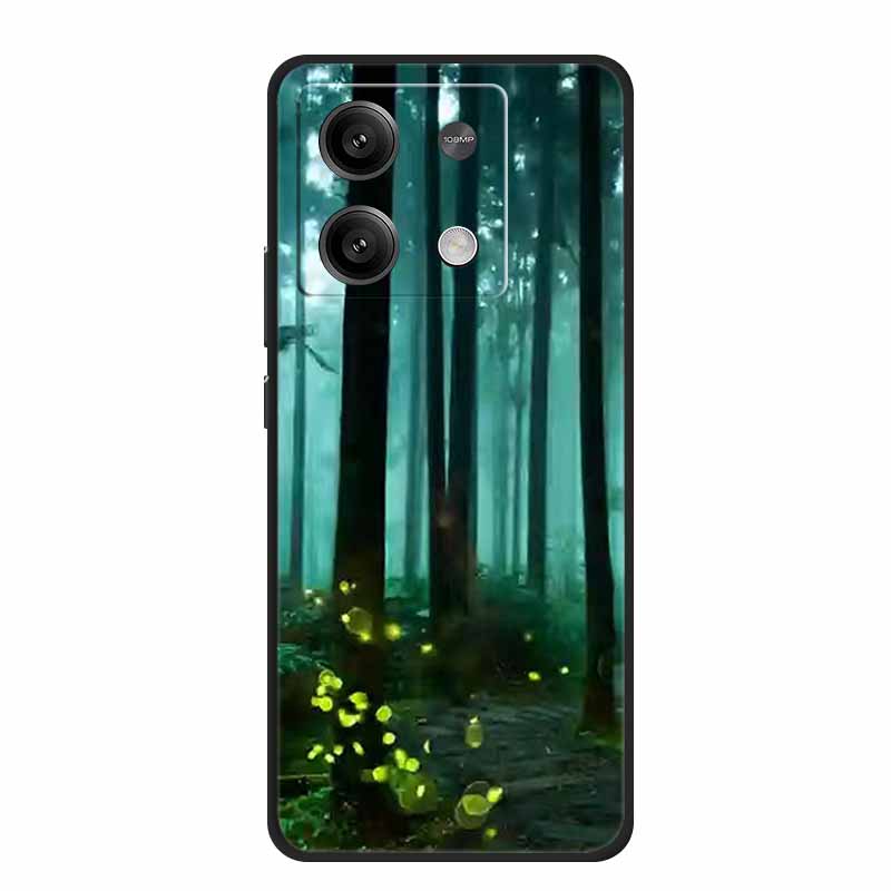 For Redmi Note 13 Pro 5G Case Lovely Soft Painted Cats TPU Silicone Funda For Xiaomi Redmi Note 13 5G Cover Etui Note13 Pro Plus