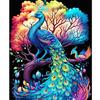 Frame Peacock Diy Painting By Numbers Animal Wall Art Picture On Numbers For Home Decors Diy Gift 40x50cm