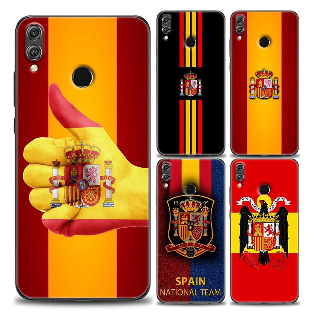 Чехол для телефона ESPANA с испанским флагом Испании для Honor 50 30 10 Lite 30i 20 20e 9A 9C 9X Pro 8X Nava 8i 9 Y60, мягкие силиконовые чехлы