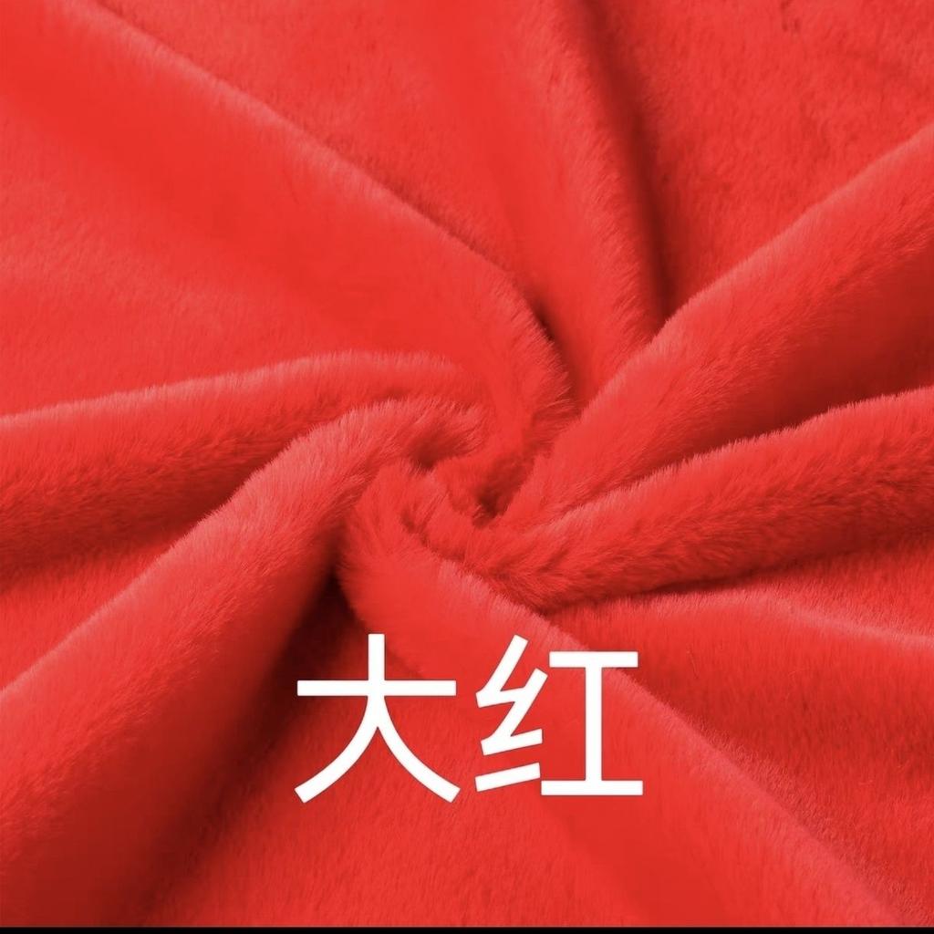Однотонная длинноворсовая плюшевая ткань по метрам для одежды, одеял, пальто, шитья, высококачественная имитация кроличьего меха рекс, мягкая шелковистая