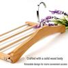 Multifunctional Solid Wood Pants and Scarf Hanger - Wardrobe Storage Solution