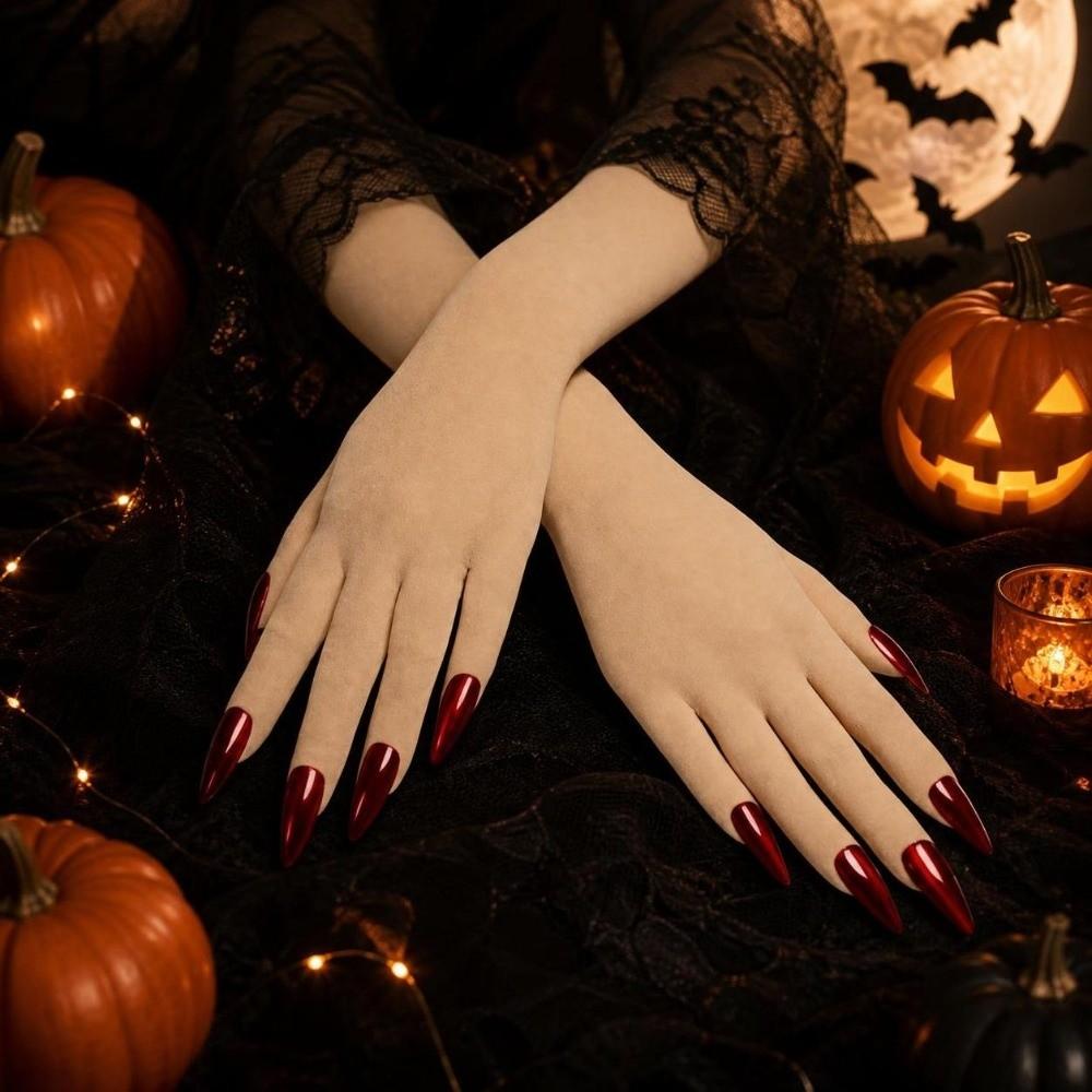Lightweight Halloween Dress Gloves Breathable Ultra-Thin Gloves New Cosplay Gloves Bridal