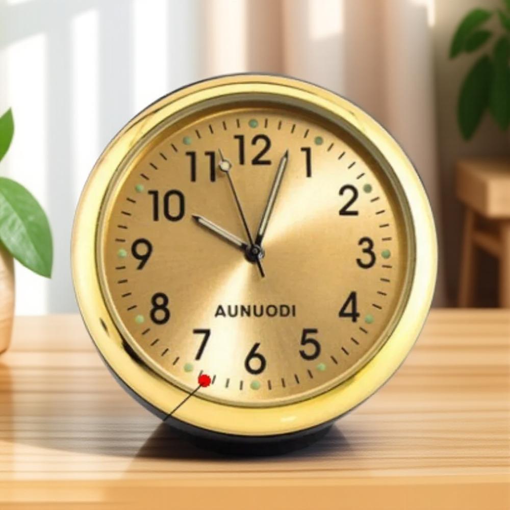 Universal 40mm Car Clock Electronic Quartz Watch Dashboard Decoration Air Vent Accessories for Vehicles
