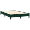 Bed Frame without Mattress Dark Green 120 x 200 cm Velvet