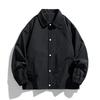 Coach Jacket Men's Spring and Autumn Loose Lapel Solid Color Casual All-Match Jacket Men's