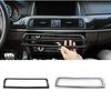 Car Center Console Air Conditioning Vent Cover Frame Trim Sticker For BMW 5 Series F10 2011-2017 Auto