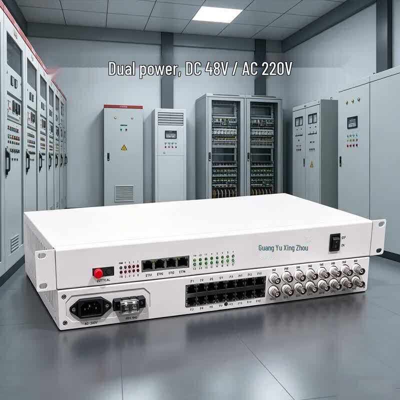 Многосервисный оптический мультиплексор GY-8E14FE8P8C