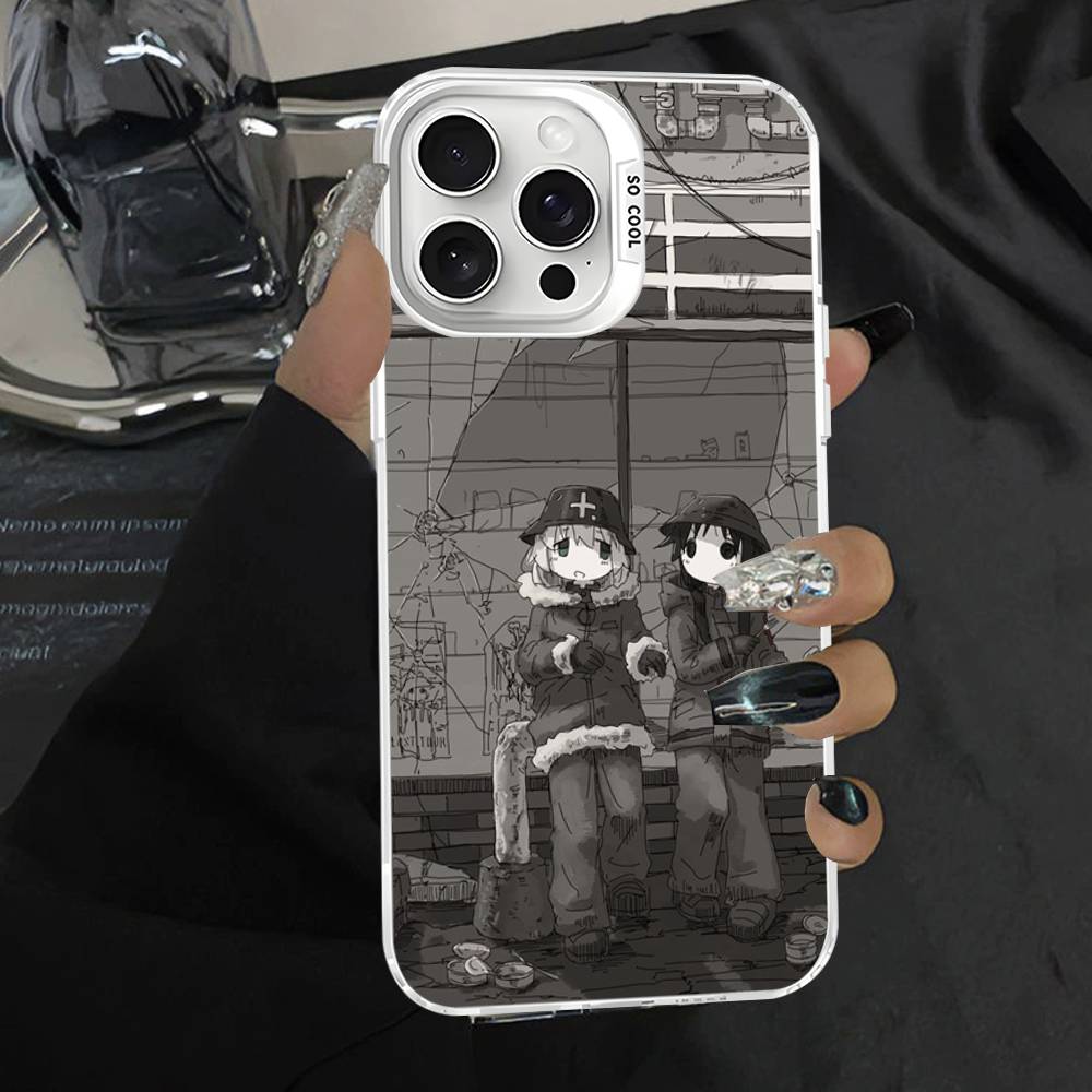 Чехол для телефона с аниме G-Girls Last Tour Movie для iPhone 17 16 15 14 11 12 13 Pro Max Plus Pro Цветной Серебристый Чехол