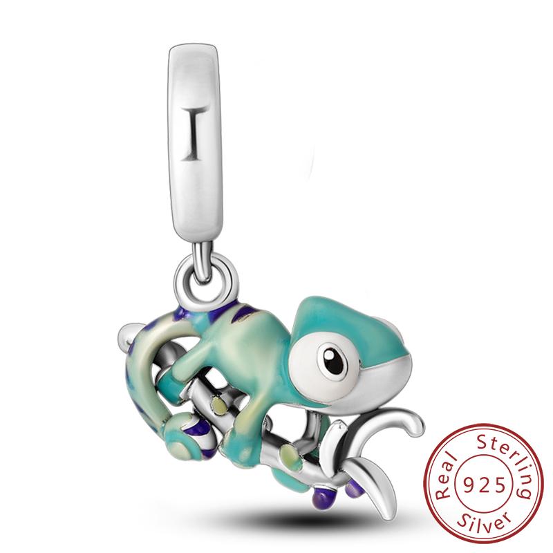 S Медные Шармы Подвески Бусины Слон Кошка Собака Животные Бусины Подходят для Оригинальных Браслетов Шармов Женские Украшения