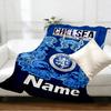 Custom Name Personalized Chelsea F.C Print Blankets, Home Decor, Bedroom, Sofa, Camping, Couch, Gifts for Birthday Christmas