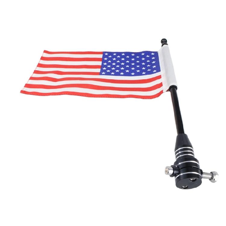 Motorcycle Flag Poles Mount for 1/2 Luggage Rack Motorcycle Flagpole Easy Install Flag Shelf With Base