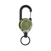 Anti-Theft Metal Easy-To-Pull Buckle Rope Elastic Keychain Sporty Retractable Key Ring Anti Lost Yoyo Ski Pass Id Card