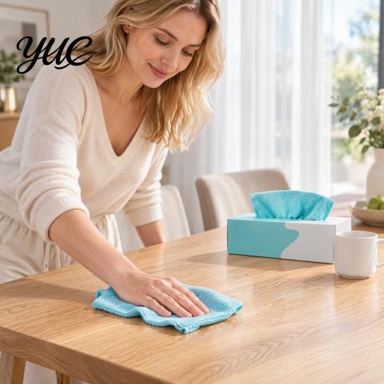 Reusable Cleaning Wipes for Countertops Pull-out Lazy Cloth, Thickened Non-woven Fabric Disposable Rags, Grease Removing Kitchen Cloth Absorbent