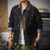 Men's Vintage Standing Denim Jacket Casual Loose Denim Jacket Plus Size Jacket